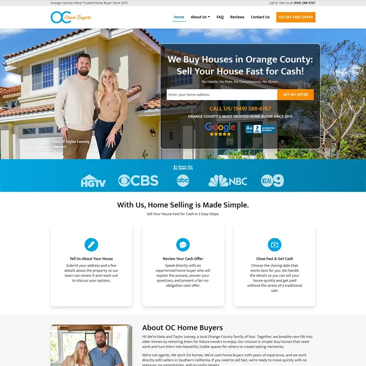 Oc Home Buyers Website Preview Scroll Thumbnail