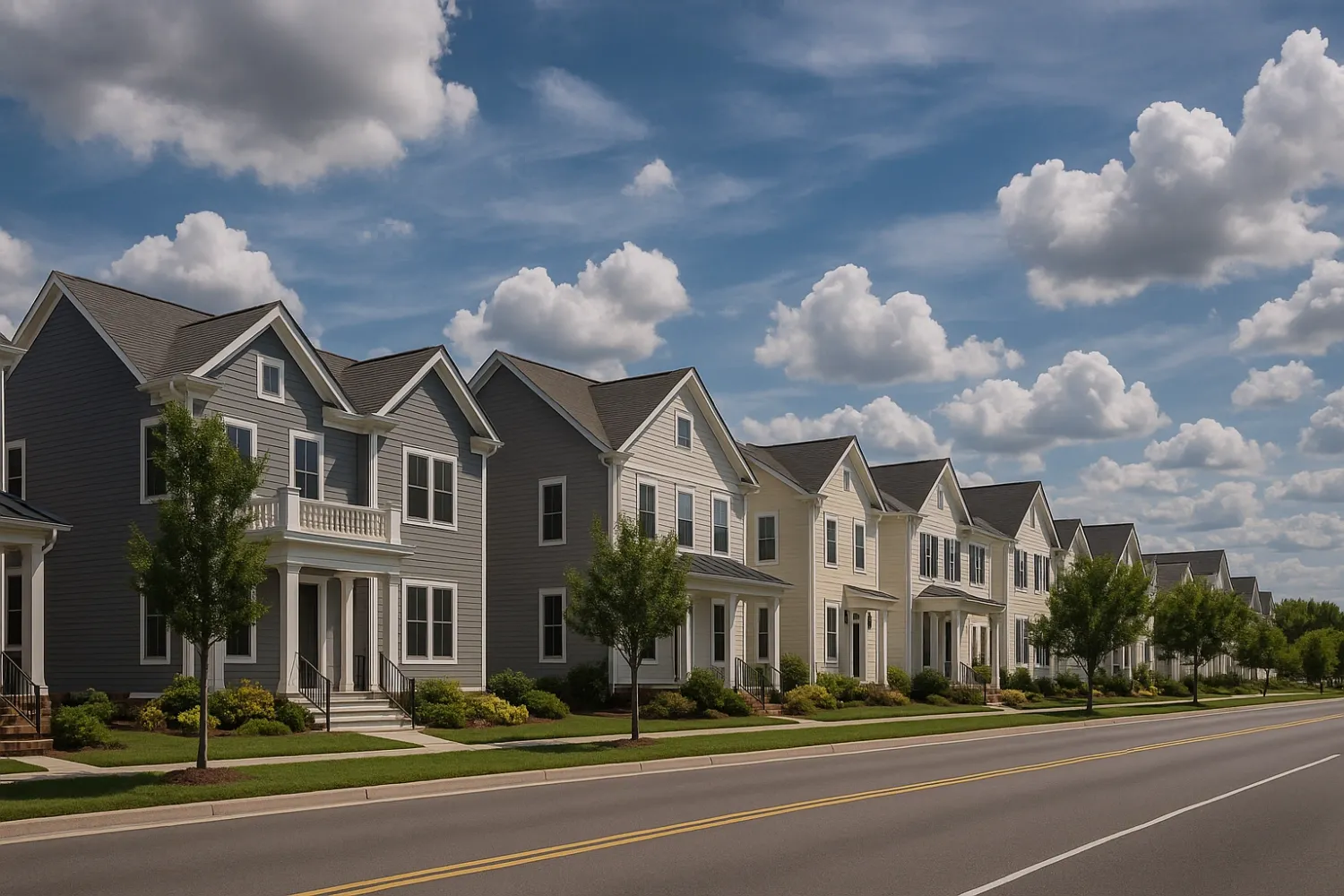 Row Of Houses Photo